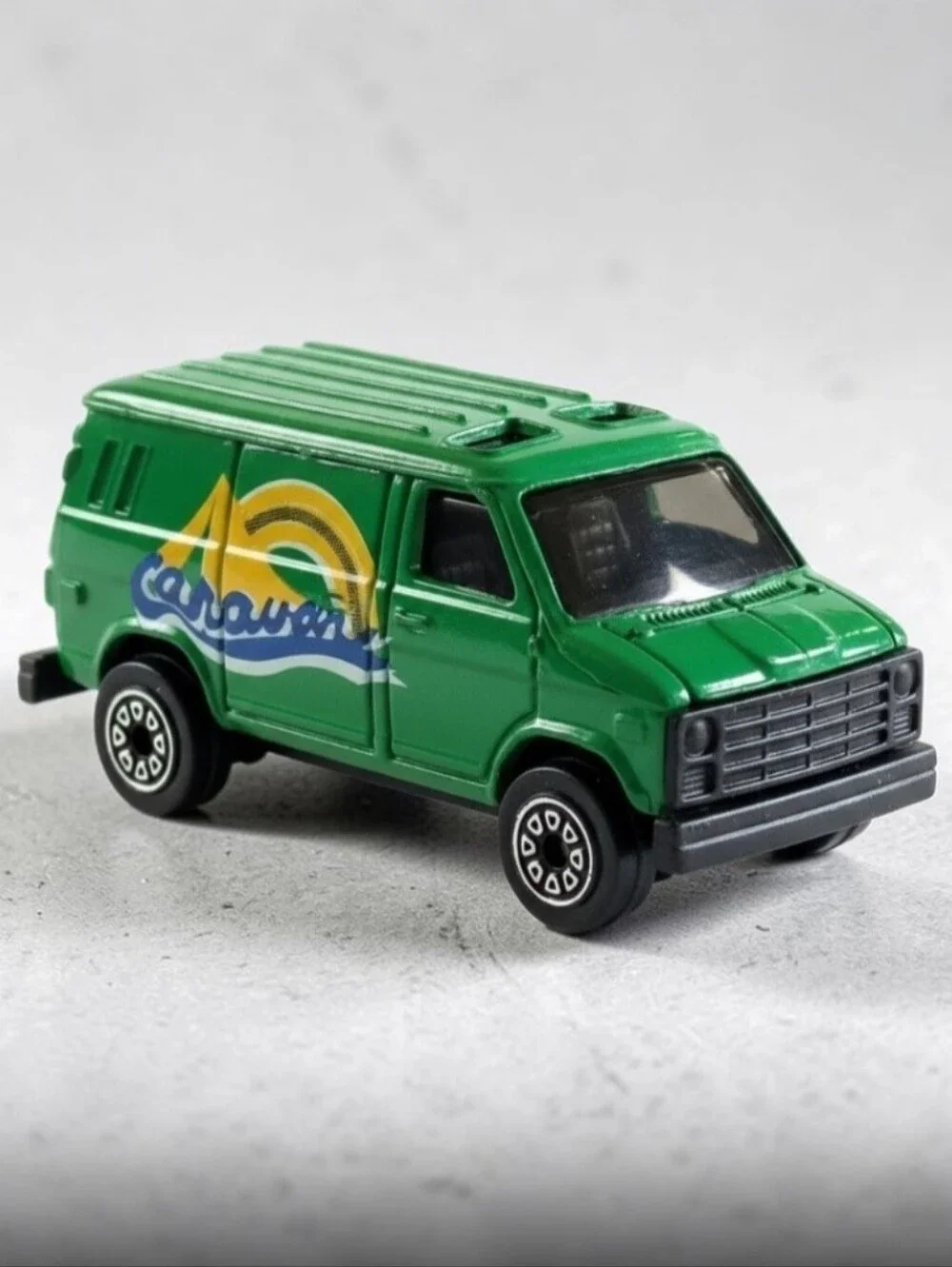 Kidco Ford Econoline Off-Road Van Late-1970s E-Series Green Die-Cast 1:64 Toy. T